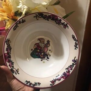 Vintage Christmas dish / bowl
